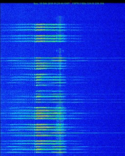 Crosstalk of Russian commercial broadcast at +3 kHz in V07 - end of transmission, received in Kobe, Japan